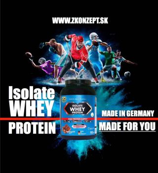 Isolate whey protein 🇩🇪 nad 90% bielkovín, menej ako 1% tuku a laktózy. Sacharidy menej ako 1g na porciu. Vynikajúca...